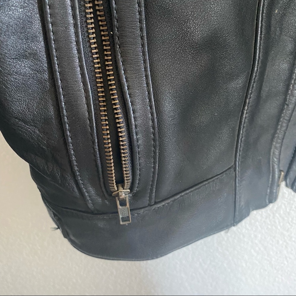 Harley Davidson leather moto jacket - Picture 3 of 10